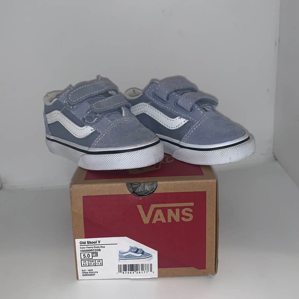 Vans for Toddler/Baby Color: Theory Dusty Blue Size 5c